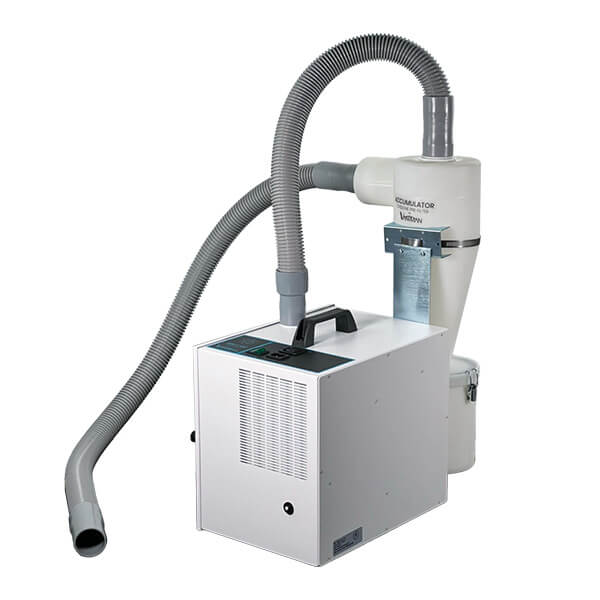 Van-I-Vac dust collector with Accumulator