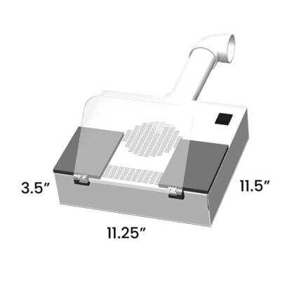 Downdraft Drawer with Switch for Dust Collectors