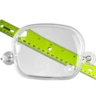 Perfect View Magnifier with Ruler