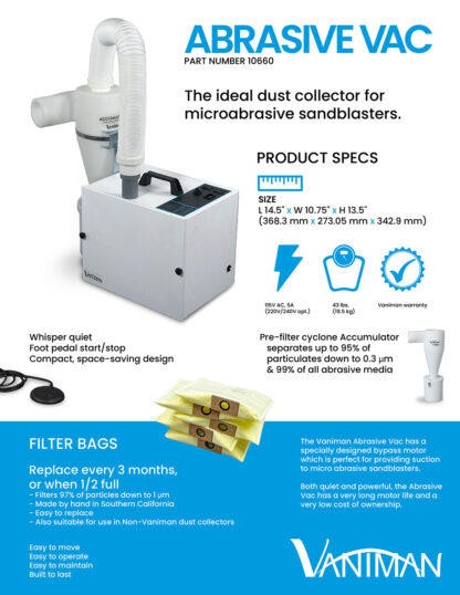 Abrasive Vac w/ Lg. Accumulator - 10660 - Image 3