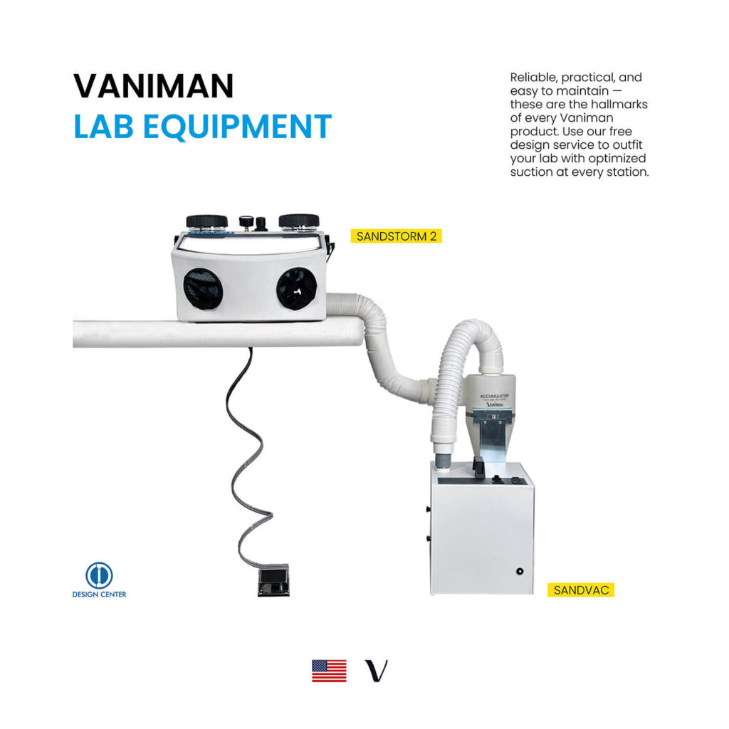Vaniman Lab Equipment (SandStorm 2 and SandVac)