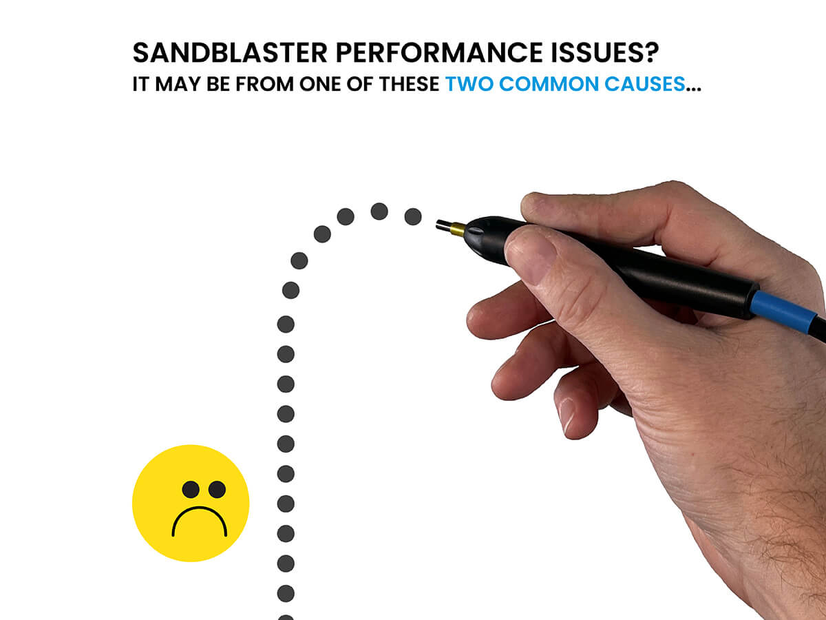 Sandblaster Performance Issues - Blockage