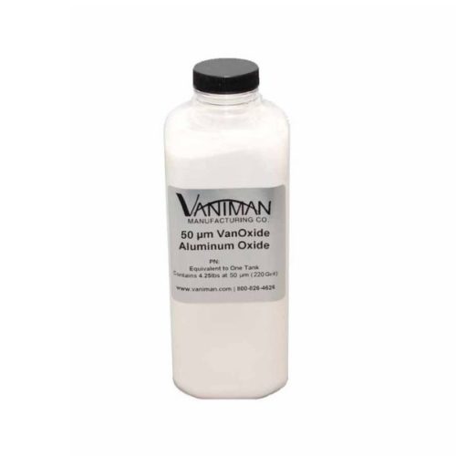 Aluminum Oxide Sandblasting Media 50 Micron (220 Grit) Single Tank Fill 97936 Vaniman