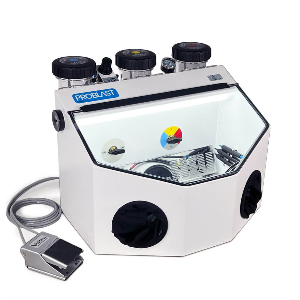 A Vaniman Master Problast 3 Microabrasive Sandblaster.