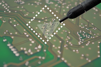 Conformal Coating Removal with MicroBlaster