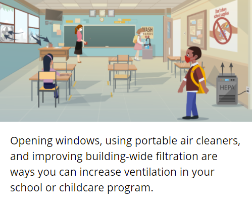 CDC: school safety and air quality