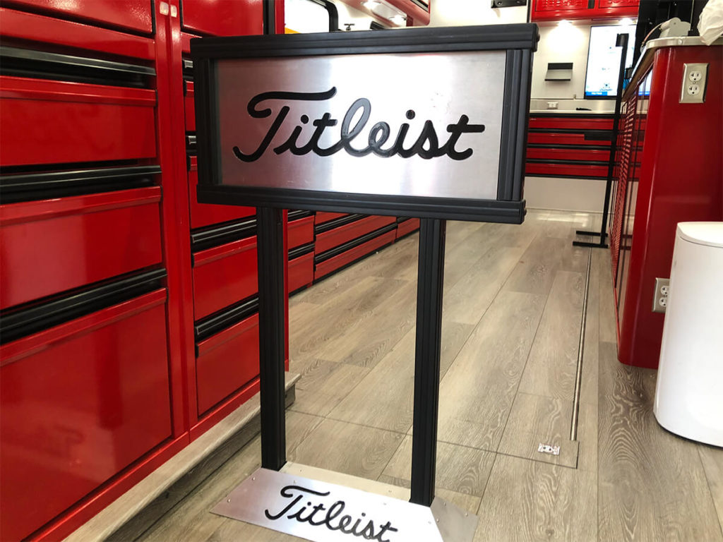 Titleist Tour Truck - Curbside Sign