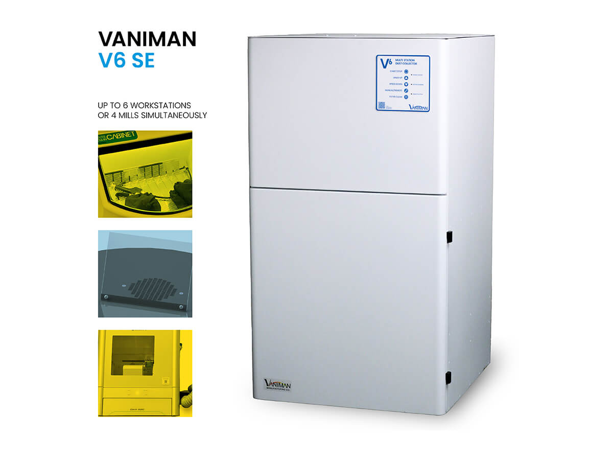 Vaniman V6 SE Multi-Station Dust Collector
