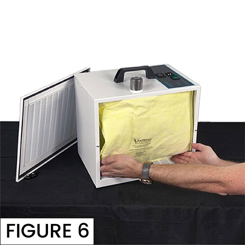 Figure 6 - Tuck Filter Bag Edges Into Cavity