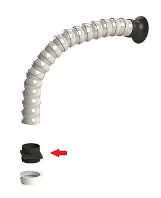 Flex Hose Kit with Shutoff Valve