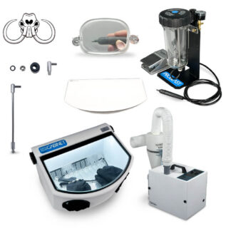 Dig Dive Discover Mobile Right Angle Combo - Blaster, Dust Collector, Cabinet, Tips, and More