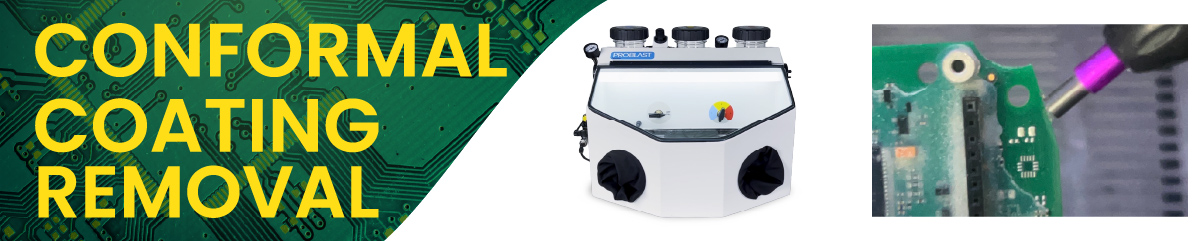 Vaniman's Conformal Coating Removal Sandblasters