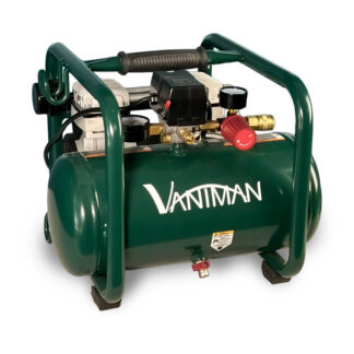 A Vaniman 2.5 gallon air compressor for sandblasters