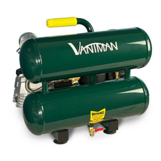 A Vaniman 4.2 gallon air compressor for sandblasters