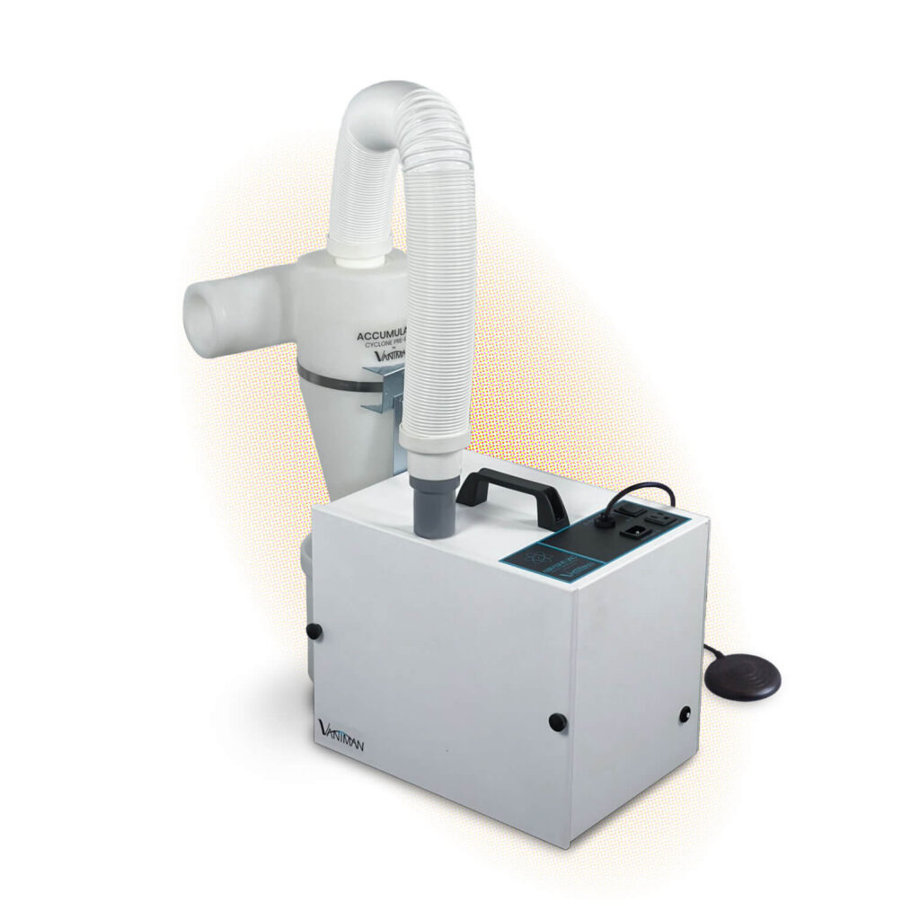 Vaniman Abrasive Vac Dust Collector for Microabrasive Sandblasters.
